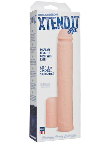 Prodlužovací návlek na penis Xtend It Kit FLESH , Doc Johnson