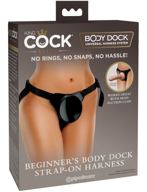 Univerzální postroj na strapony King Cock Elite Beginner's Body Dock , Pipedream
