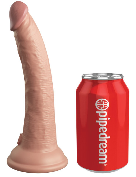 Realistické dildo s přísavkou King Cock Elite Dual Density 7" , Pipedream