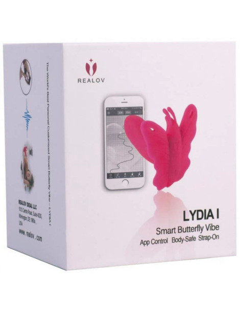 Bezdrátový vibrátor do kalhotek Lydia I , Realov (ovládaný mobilem)
