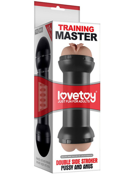 Oboustranný masturbátor Training Master , Lovetoy (vagina a análek)