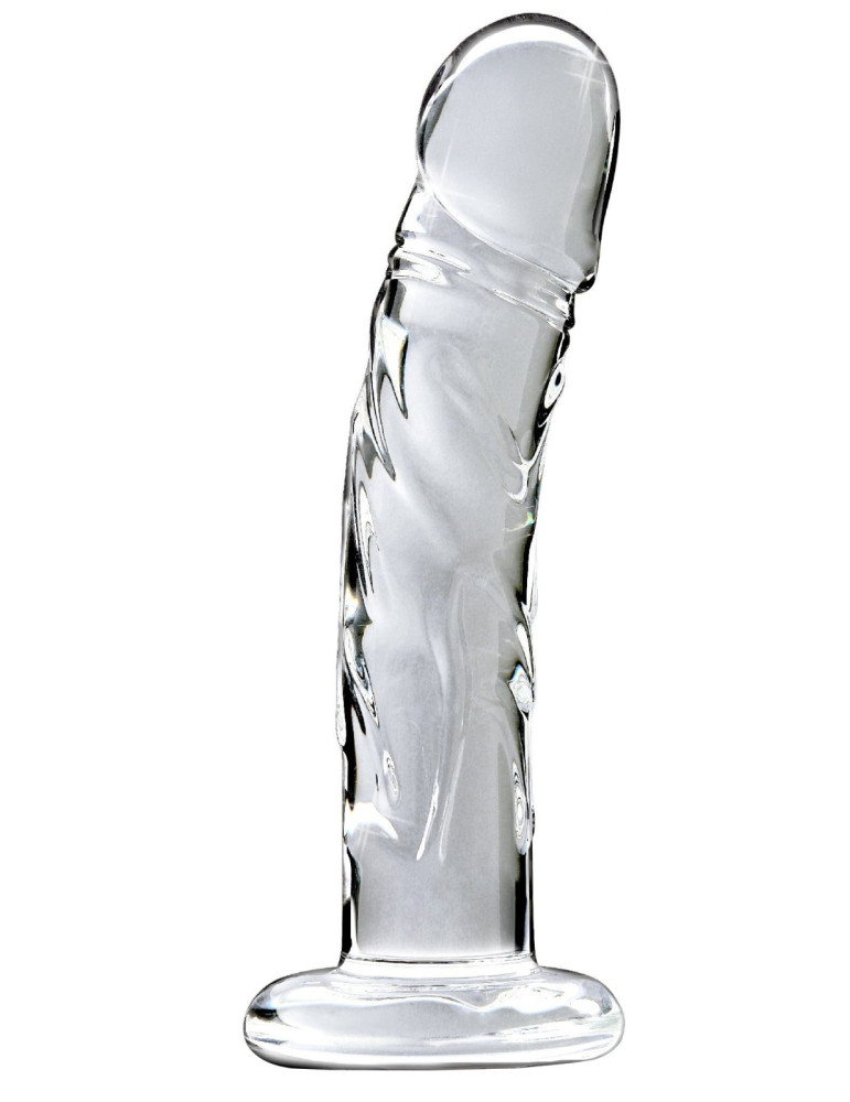 Skleněné realistické dildo Icicles No. 62 , Pipedream