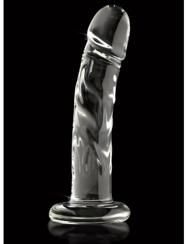 Skleněné realistické dildo Icicles No. 62 , Pipedream