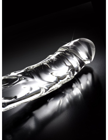 Skleněné realistické dildo Icicles No. 62 , Pipedream