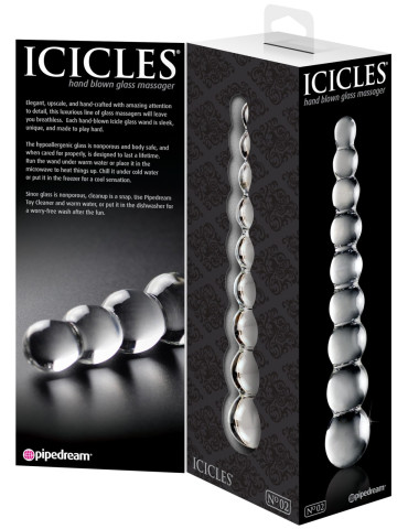 Skleněné dildo Icicles No. 2 , Pipedream