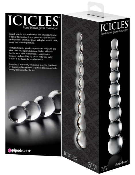 Skleněné dildo Icicles No. 2 , Pipedream