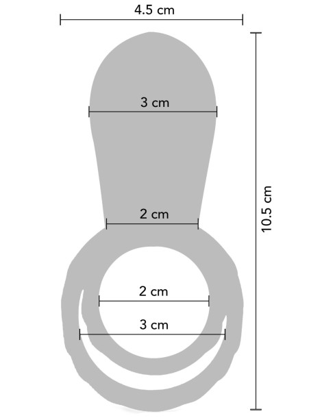 Párový vibrátor s kroužkem na penis Couples Vibrator Ring , XOCOON