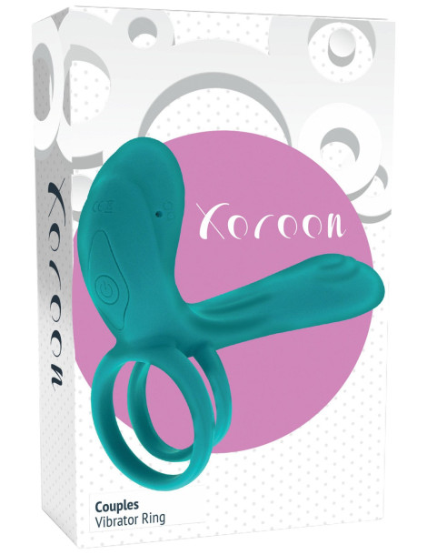 Párový vibrátor s kroužkem na penis Couples Vibrator Ring , XOCOON