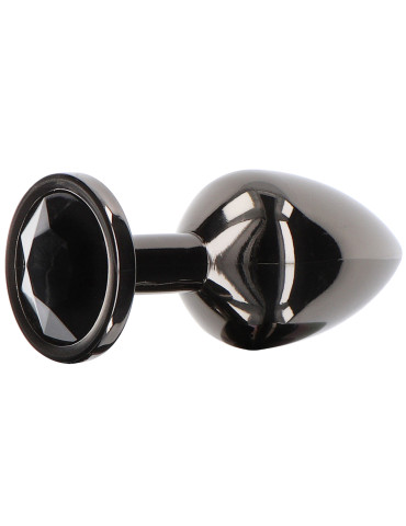 Luxusní anální kolík se šperkem Small , Taboom (černý)