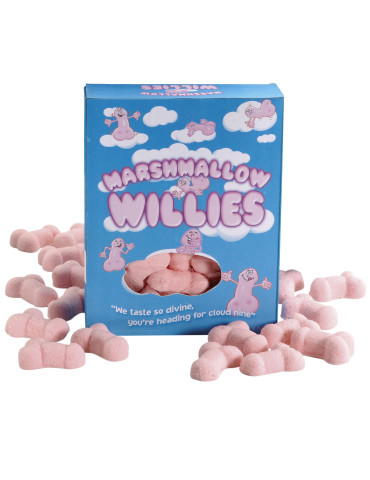 Želé bonbóny ve tvaru penisů Marshmallow Willies , Spencer & Fleetwood