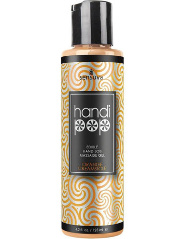 Masturbační (masážní) gel na hand job HandiPop Orange Creamsicle , Sensuva (125 ml)