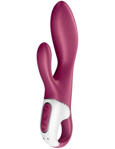 Hřejivý vibrátor s králíčkem a ovládáním mobilem Heated Affair , Satisfyer