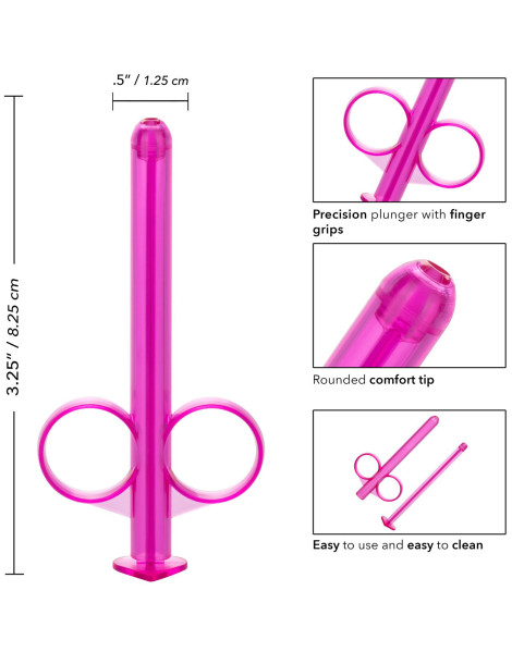Růžový aplikátor lubrikantu Lube Tube (2 ks) , California Exotic Novelties