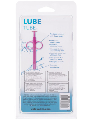Růžový aplikátor lubrikantu Lube Tube (2 ks) , California Exotic Novelties
