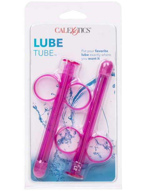 Růžový aplikátor lubrikantu Lube Tube (2 ks) , California Exotic Novelties