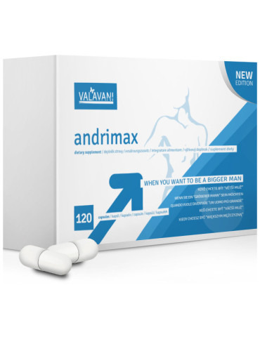 Tablety pro lepší erekci a sexuální kondici Andrimax, 120 kapslí