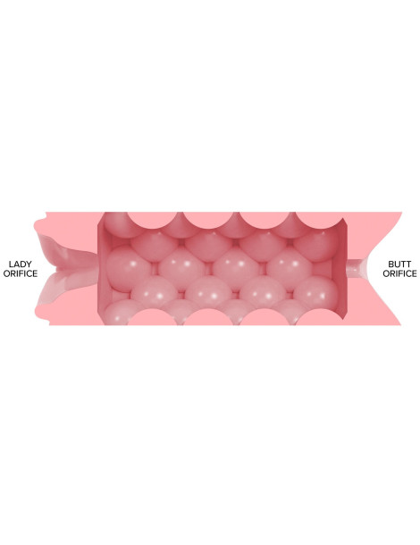 Oboustranný masturbátor pro muže Quickshot STU Lady & Butt , Fleshlight