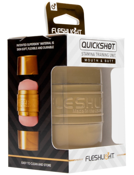 Oboustranný masturbátor pro muže Quickshot STU Lady & Butt , Fleshlight