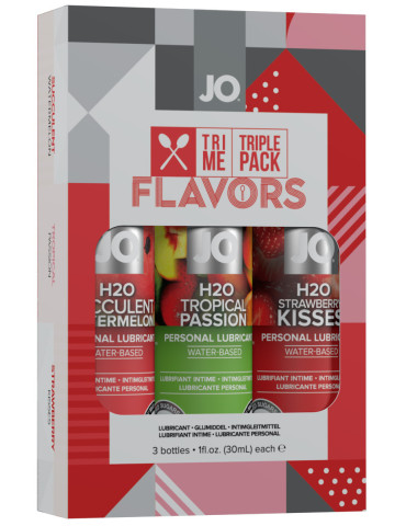 Sada 3 ochucených lubrikantů Tri Me Triple Pack FLAVORS , System JO