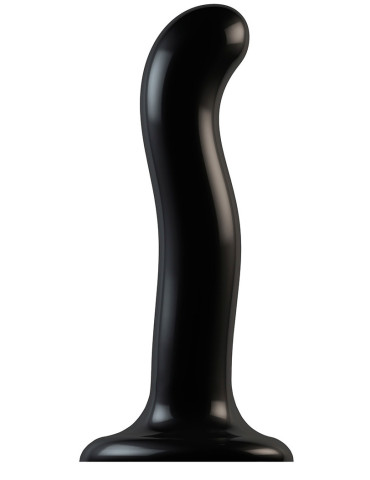 Dildo ze silikonu s přísavkou ve tvaru srdíčka (velikost M) , Strap,On,Me