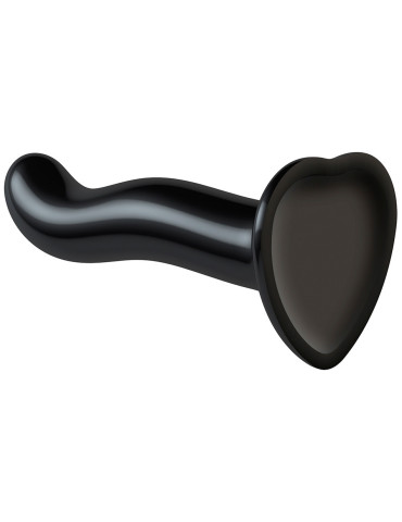 Dildo ze silikonu s přísavkou ve tvaru srdíčka (velikost M) , Strap,On,Me