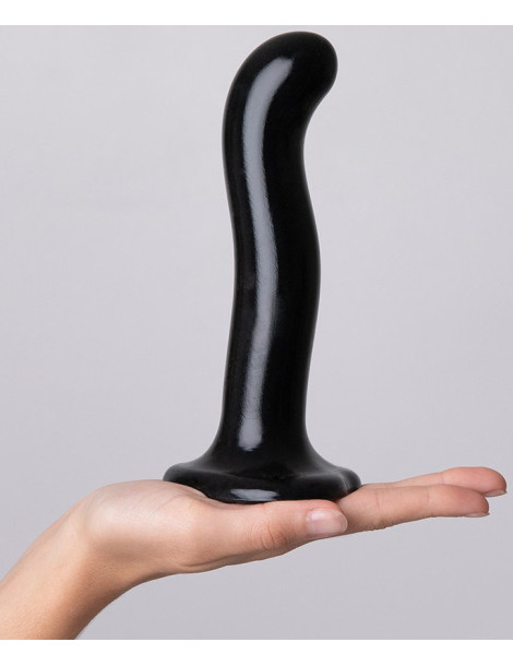 Dildo ze silikonu s přísavkou ve tvaru srdíčka (velikost M) , Strap,On,Me