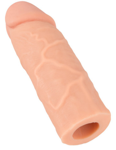 Zvětšovací realistický návlek na penis +4 cm , Nature Skin