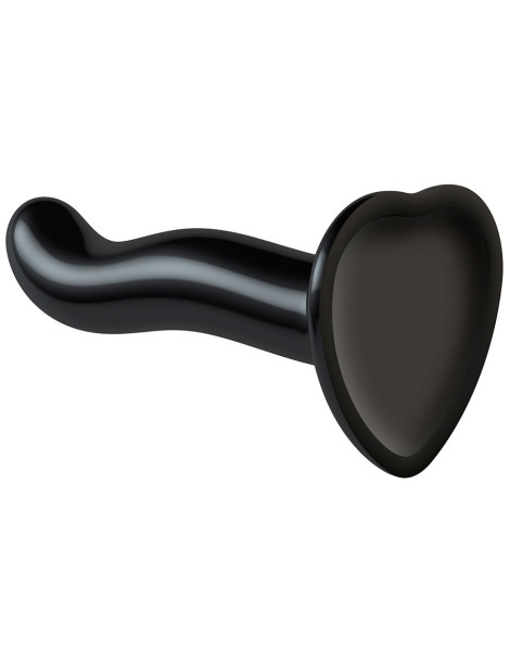 Dildo ze silikonu s přísavkou ve tvaru srdíčka (velikost S) , Strap,On,Me