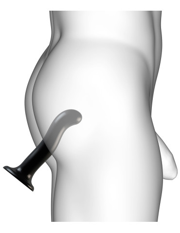 Dildo ze silikonu s přísavkou ve tvaru srdíčka (velikost S) , Strap,On,Me