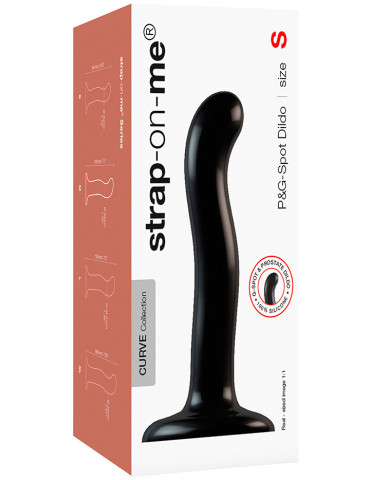 Dildo ze silikonu s přísavkou ve tvaru srdíčka (velikost S) , Strap,On,Me