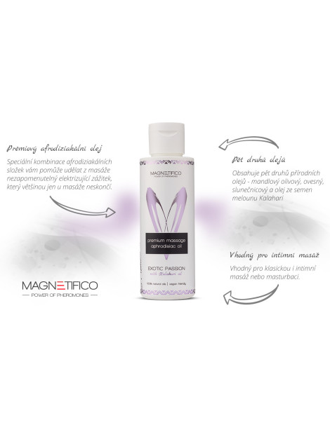 Afrodiziakální masážní olej Exotic Passion