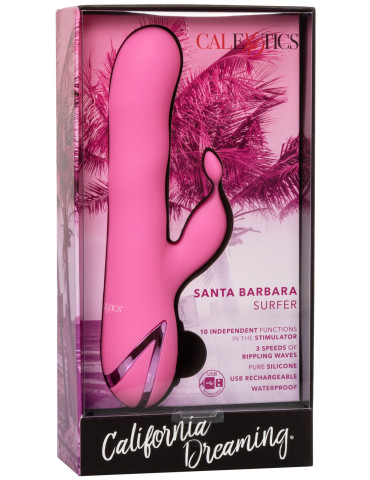 Vibrátor s perličkami a králíčkem California Dreaming Santa Barbara Surfer , California Exotic Novelties
