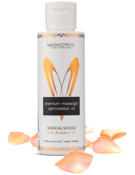 Afrodiziakální masážní olej Sandalwood