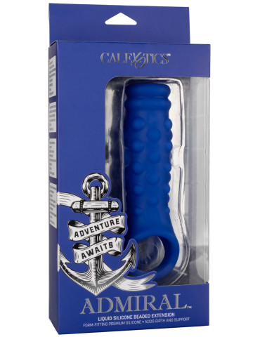 Stimulační otevřený návlek na penis ADMIRAL Beaded Extension , California Exotic Novelties