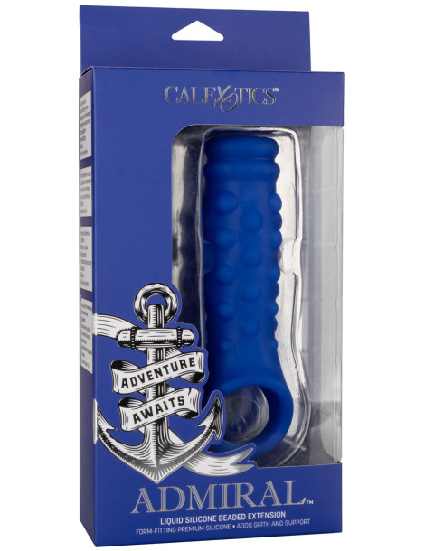Stimulační otevřený návlek na penis ADMIRAL Beaded Extension , California Exotic Novelties