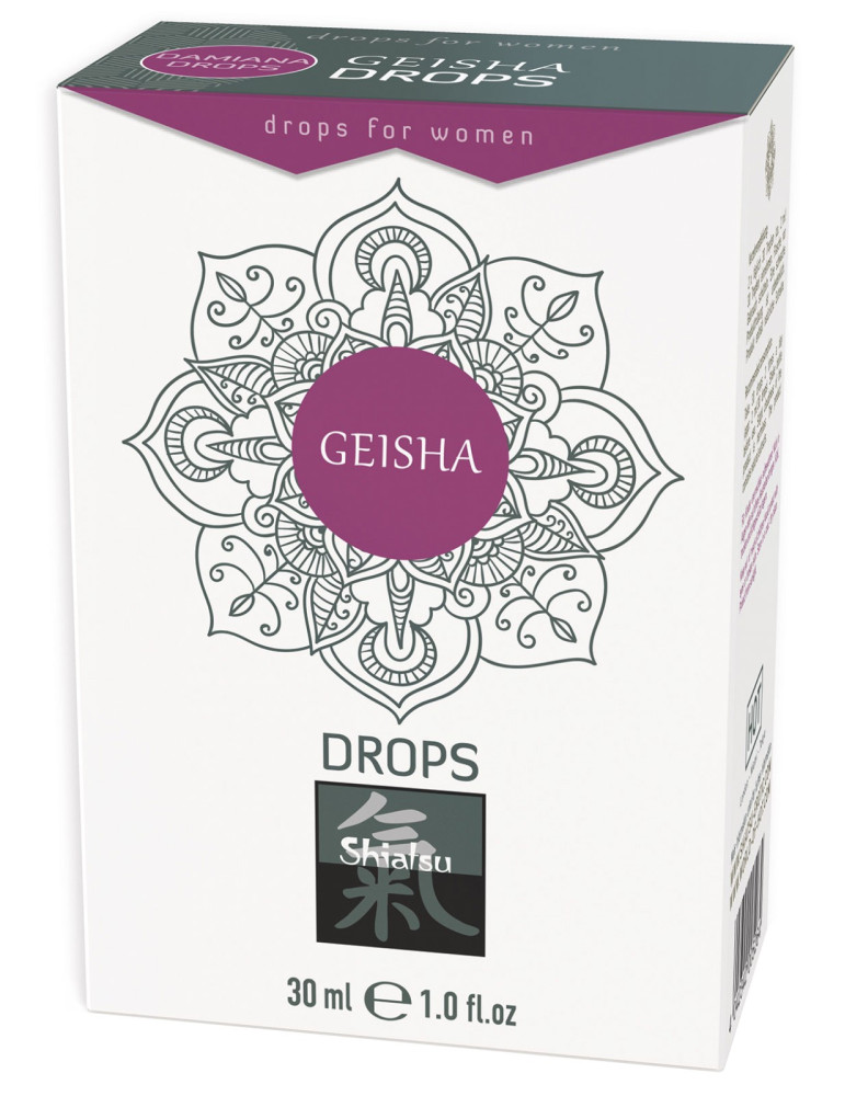 Afrodiziakální kapky pro ženy Geisha Drops , HOT