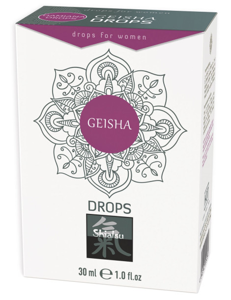 Afrodiziakální kapky pro ženy Geisha Drops , HOT