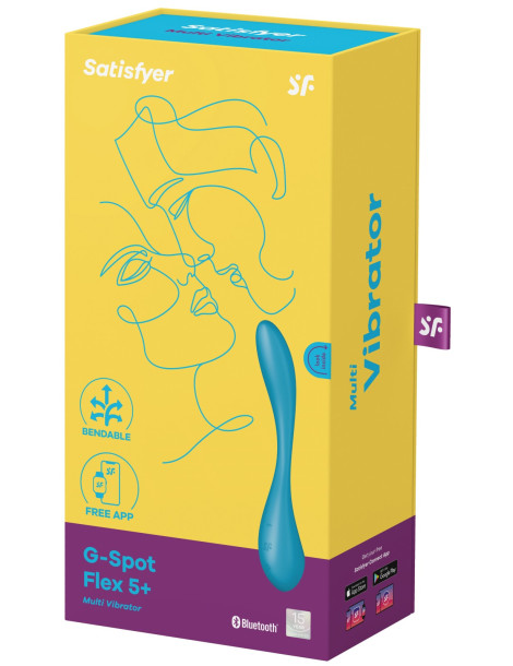 Tvarovatelný vibrátor s ovládáním přes mobil G,Spot Flex 5+ , Satisfyer