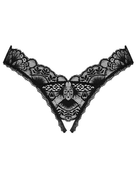 Krajková tanga s otvorem v rozkroku Donna Dream , Obsessive