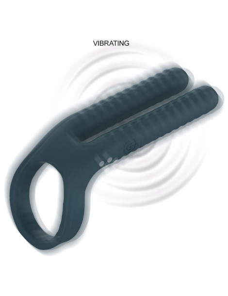 Vibrátor pro páry s kroužkem na penis FUSHION , TOYJOY