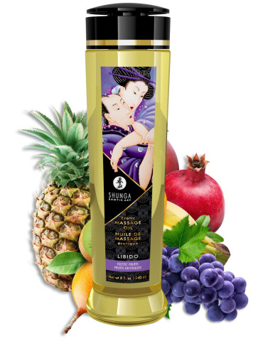 Masážní olej LIBIDO Exotic Fruits , Shunga