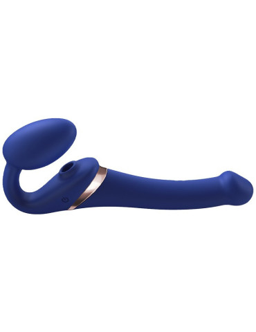 Tvarovatelný samodržící vibrační strapon s jazýčkem , Strap,On,Me (velikost S)