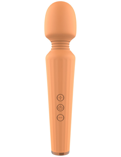 Masážní hlavice Glam Wand Vibrator Orange , Tonga