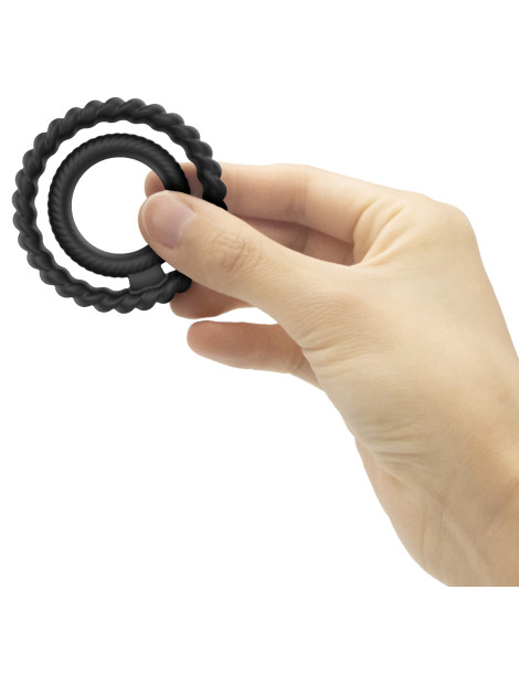 Dvojitý erekční kroužek Dual Ring , Dorcel