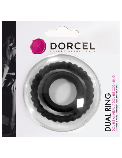 Dvojitý erekční kroužek Dual Ring , Dorcel