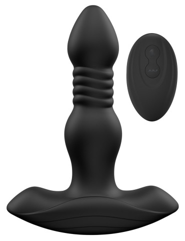 Přirážecí a vibrační anální kolík s dálkovým ovladačem Deep Stormer , Dorcel