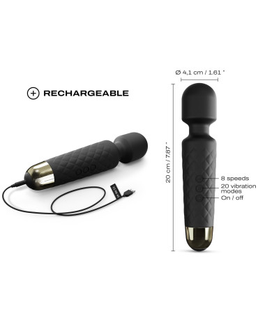 Masážní hlavice Wanderful Black , Dorcel