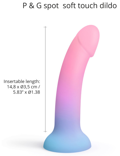 Silikonové dildo s přísavkou Dildolls Utopia , Love to Love