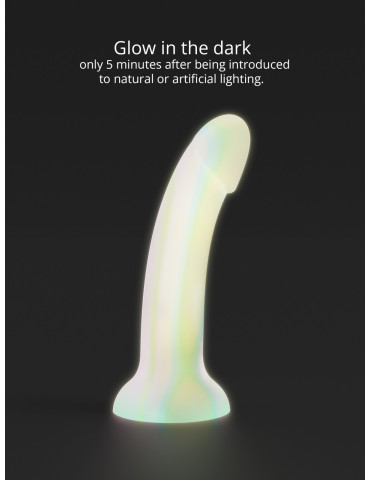 Světélkující silikonové dildo s přísavkou Dildolls Fantasia , Love to Love