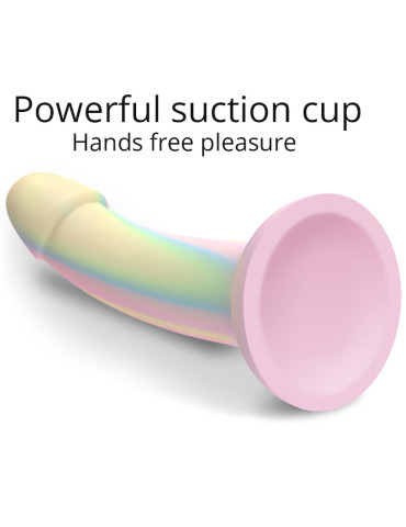 Světélkující silikonové dildo s přísavkou Dildolls Fantasia , Love to Love